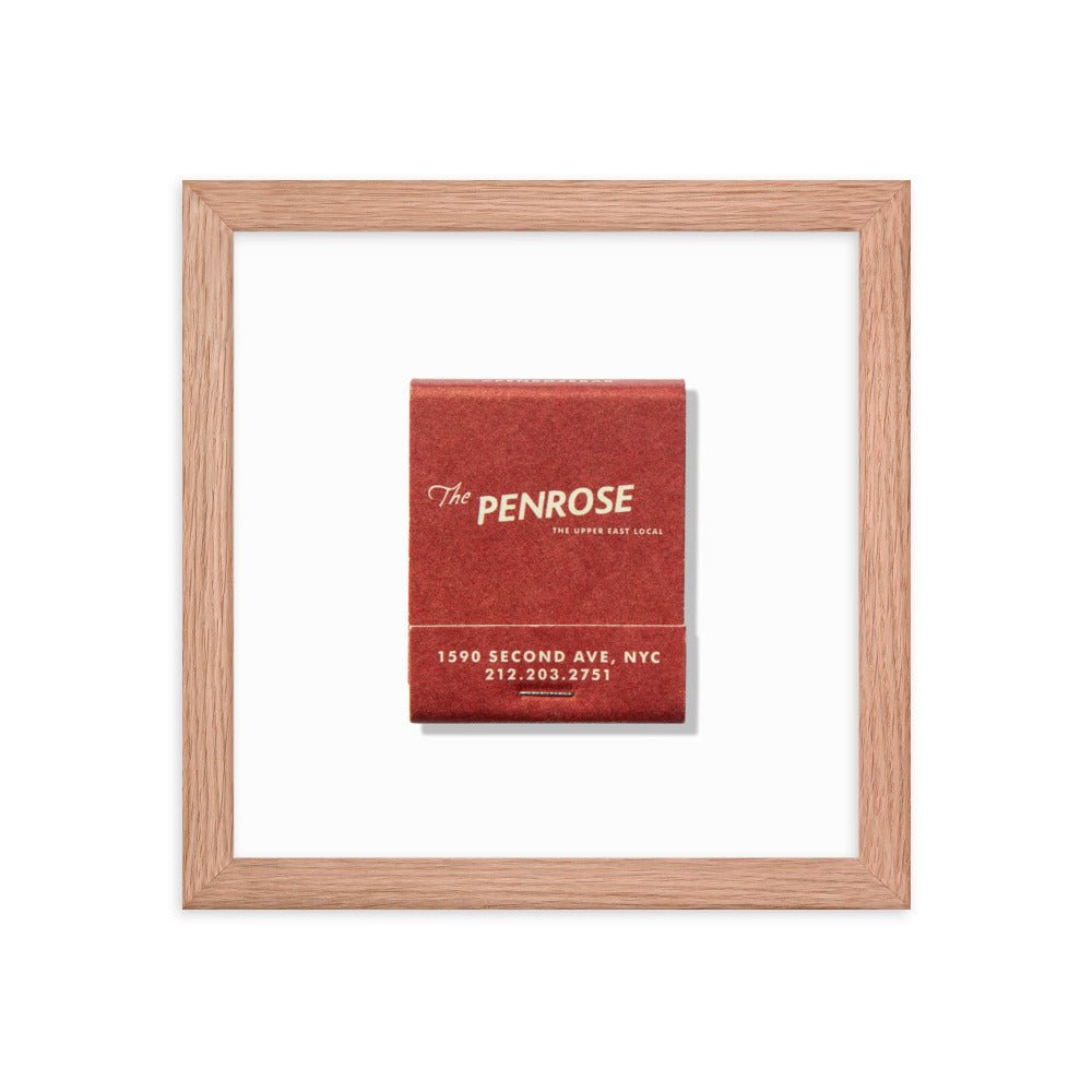 The Penrose Matchbox Framed Print - Liza Pruitt