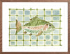 The "Plaid Atlantic Fish" Watercolor Animal Fine Art Print - Liza Pruitt