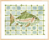 The "Plaid Atlantic Fish" Watercolor Animal Fine Art Print - Liza Pruitt