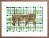 The "Plaid Bear" Watercolor Animal Fine Art Print - Liza Pruitt
