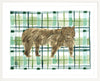 The "Plaid Bear" Watercolor Animal Fine Art Print - Liza Pruitt