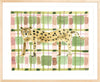 The "Plaid Leopard" Watercolor Animal Fine Art Print - Liza Pruitt