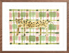 The "Plaid Leopard" Watercolor Animal Fine Art Print - Liza Pruitt