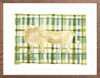 The "Plaid Lion" Watercolor Animal Fine Art Print - Liza Pruitt