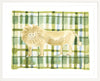 The "Plaid Lion" Watercolor Animal Fine Art Print - Liza Pruitt