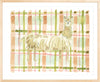 The "Plaid Llama" Watercolor Animal Fine Art Print - Liza Pruitt