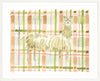 The "Plaid Llama" Watercolor Animal Fine Art Print - Liza Pruitt