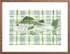 The "Plaid Saltwater Fish" Watercolor Animal Fine Art Print - Liza Pruitt
