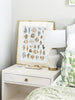 The "Shells and Stripes" Watercolor Fine Art Print - Liza Pruitt