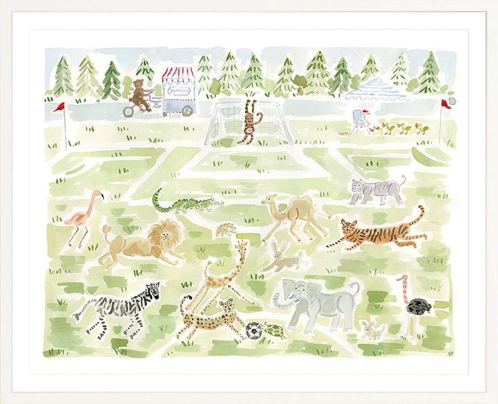 The "Soccer Safari" Fine Art Print - Liza Pruitt