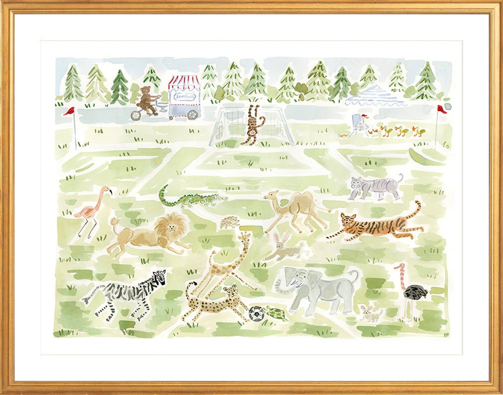 The "Soccer Safari" Fine Art Print - Liza Pruitt