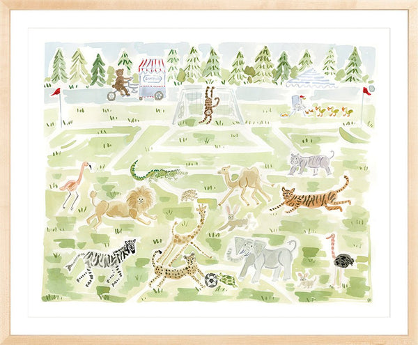The "Soccer Safari" Fine Art Print - Liza Pruitt