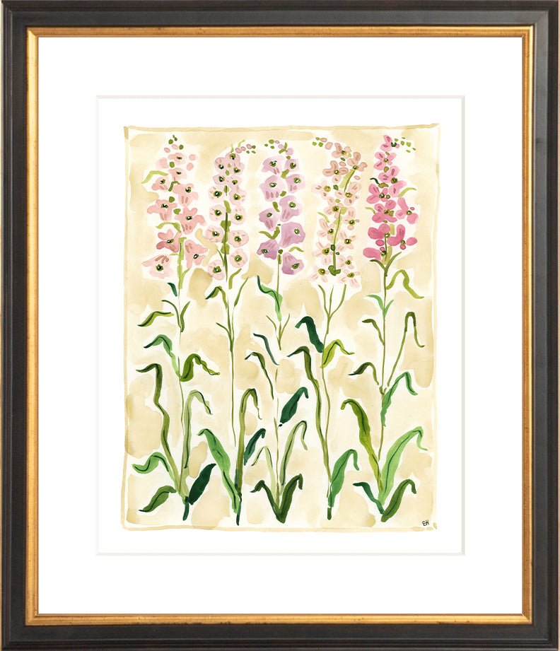 The "Sweet Peas Study" Florilegium Series, Fine Art Print - Liza Pruitt