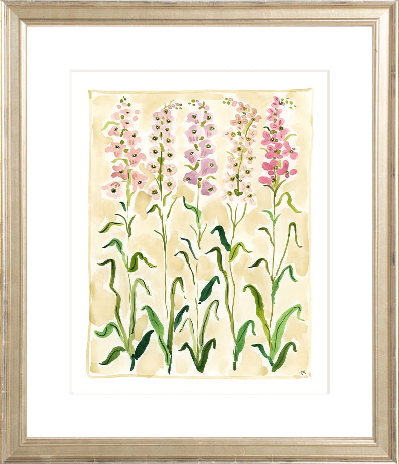 The "Sweet Peas Study" Florilegium Series, Fine Art Print - Liza Pruitt