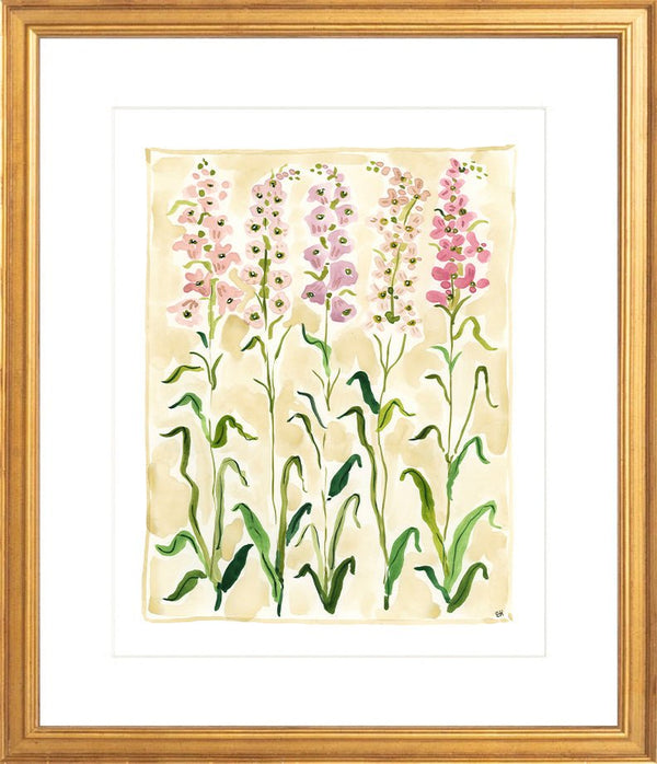 The "Sweet Peas Study" Florilegium Series, Fine Art Print - Liza Pruitt