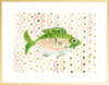 The "Swim Like a Fish" Watercolor Fish Fine Art Print - Liza Pruitt