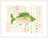 The "Swim Like a Fish" Watercolor Fish Fine Art Print - Liza Pruitt
