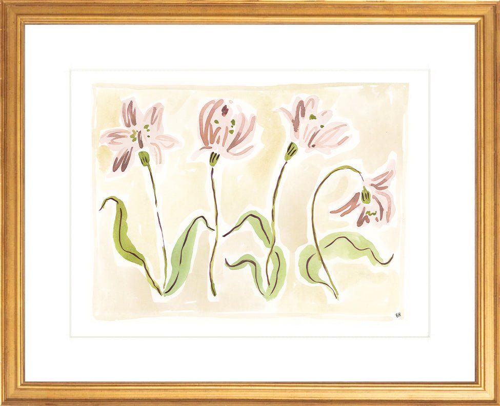 The "Tulip Study" Florilegium Series, Fine Art Print - Liza Pruitt