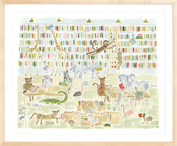 The "University of Animals Library" Fine Art Print - Liza Pruitt