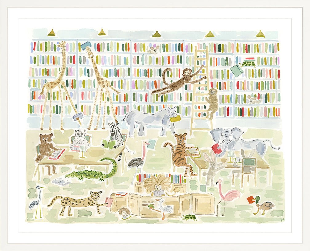 The "University of Animals Library" Fine Art Print - Liza Pruitt