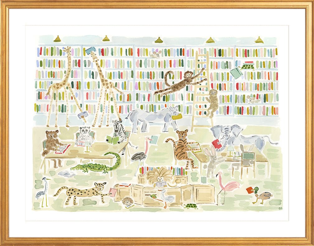 The "University of Animals Library" Fine Art Print - Liza Pruitt