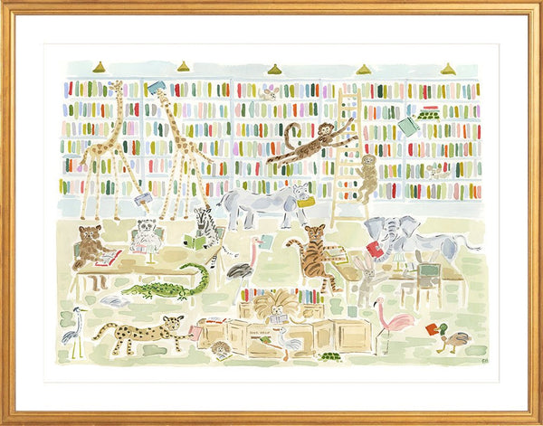 The "University of Animals Library" Fine Art Print - Liza Pruitt