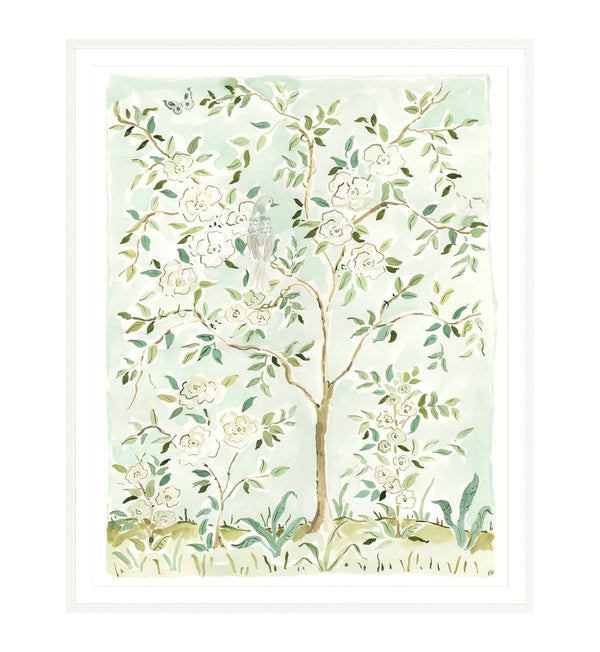 The "Where the Leaves Sing No. 1" Chinoiserie Fine Art Print - Liza Pruitt