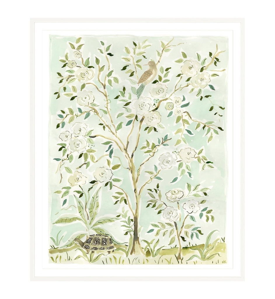 The "Where the Leaves Sing No. 2" Chinoiserie Fine Art Print - Liza Pruitt