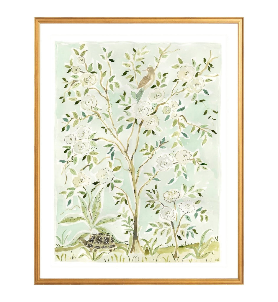 The "Where the Leaves Sing No. 2" Chinoiserie Fine Art Print - Liza Pruitt