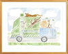 The "Wild Animal Recycling Truck Co." Fine Art Print - Liza Pruitt