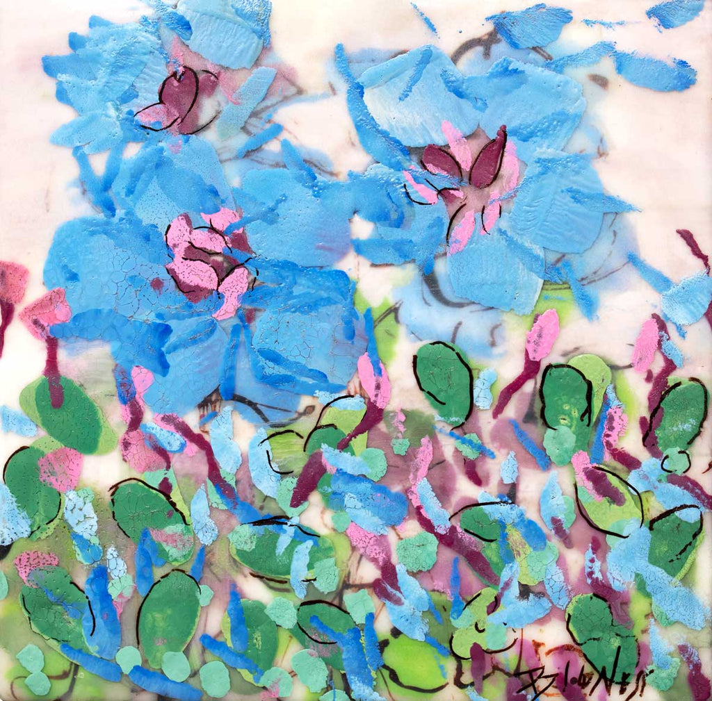 Three Posies I - Open Edition Canvas Print - Liza Pruitt