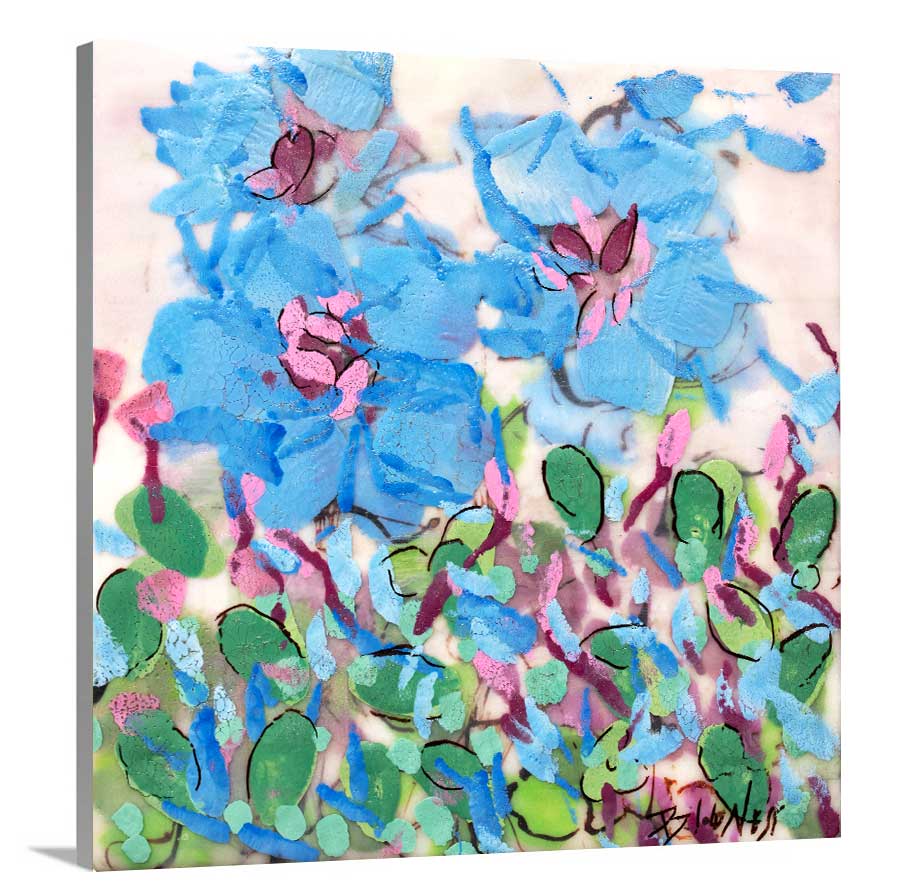 Three Posies I - Open Edition Canvas Print - Liza Pruitt