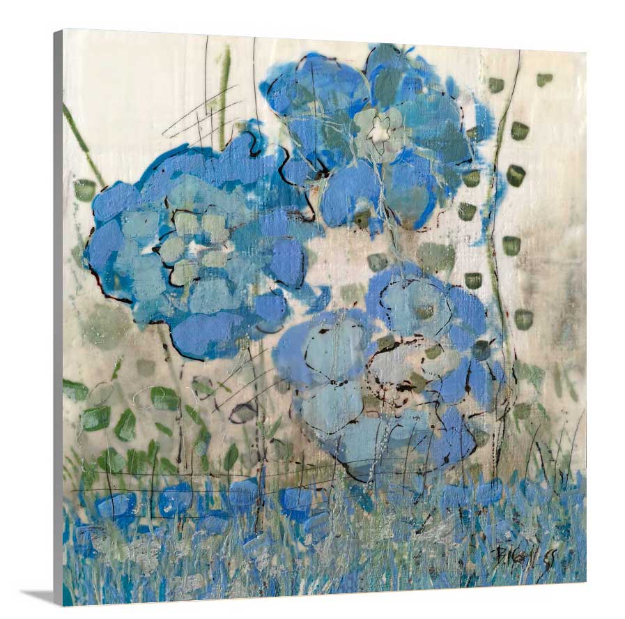 Three Posies - Open Edition Canvas Print - Liza Pruitt