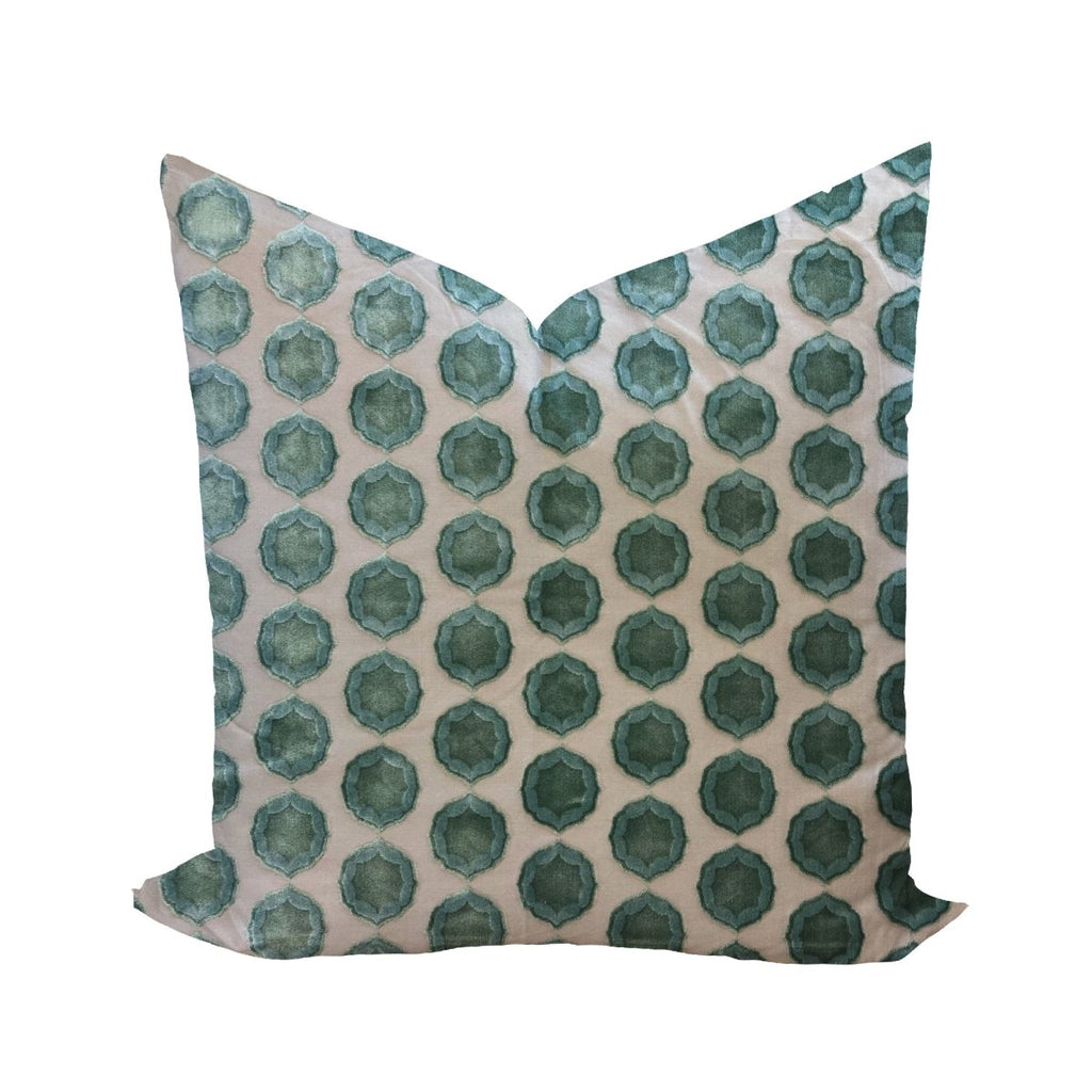 Tiana in Turquoise Pillow by Manuel Canovas - Liza Pruitt