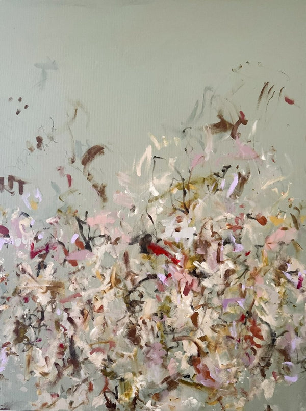 Tiny Hands and Honeysuckle Vines | 40" h x 30" w - Liza Pruitt