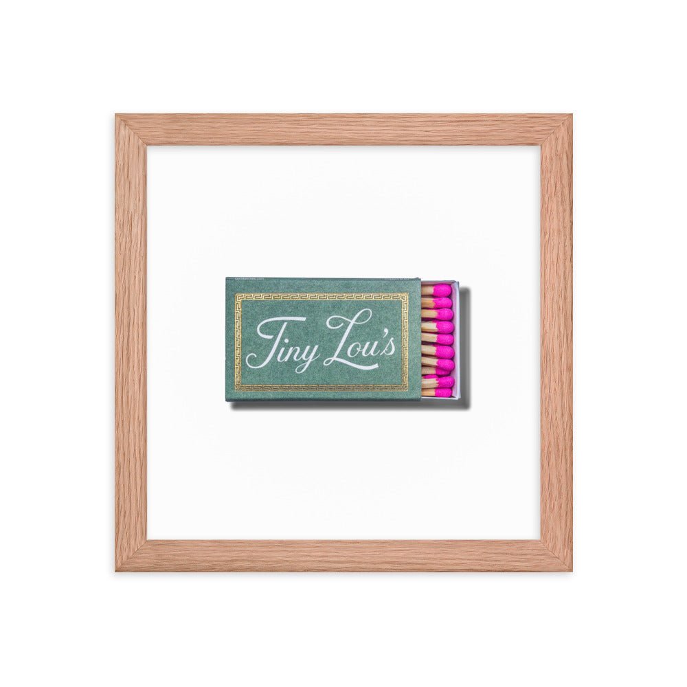 Tiny Lou’s Framed Print - Liza Pruitt