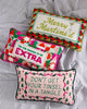 Tis the Extra Season Needlepoint Pillow - Liza Pruitt