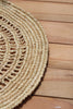 Tous Les Jours Raffia Placemat, Woven crochet tabletop - Liza Pruitt