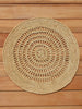 Tous Les Jours Raffia Placemat, Woven crochet tabletop - Liza Pruitt