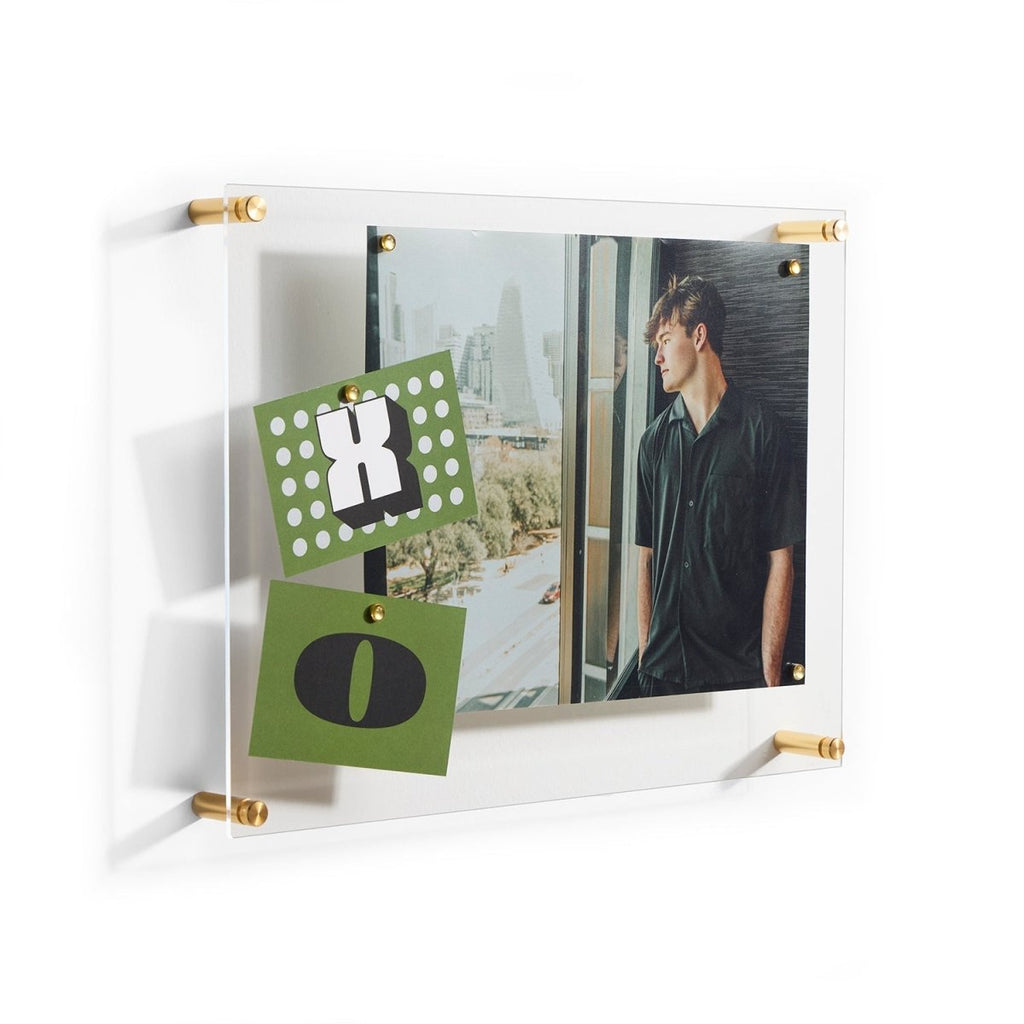 Triple Combo Gallery Wall: Set of 3 Acrylic Memo Boards + Magnets - Liza Pruitt