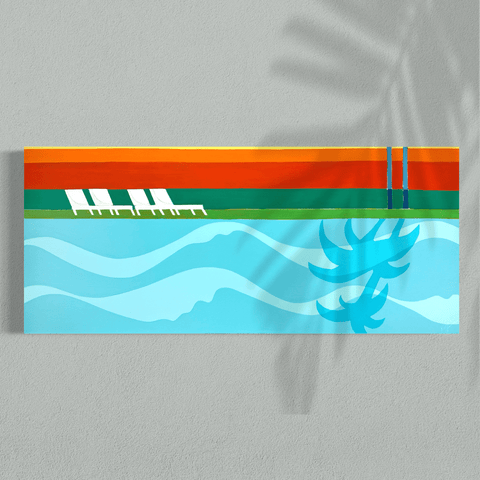 Tropicali | 30" h x 70" w - Liza Pruitt