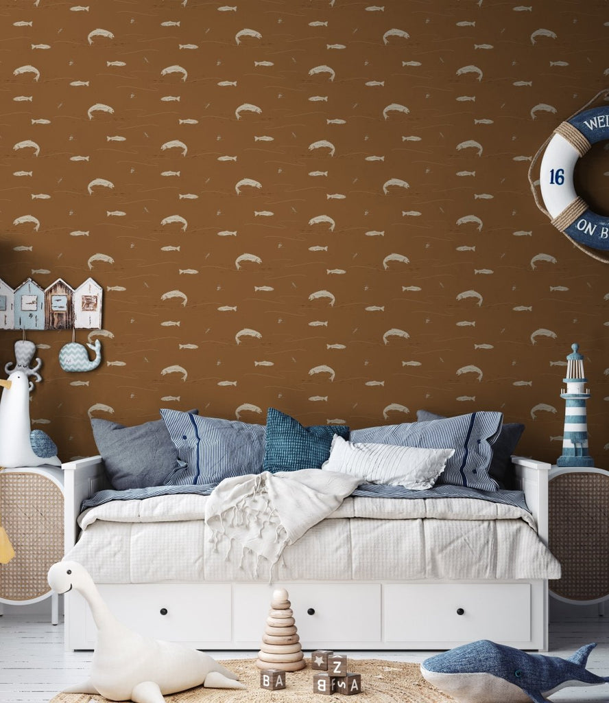 Trout Wallpaper by Cassandra Zaniboni - Liza Pruitt