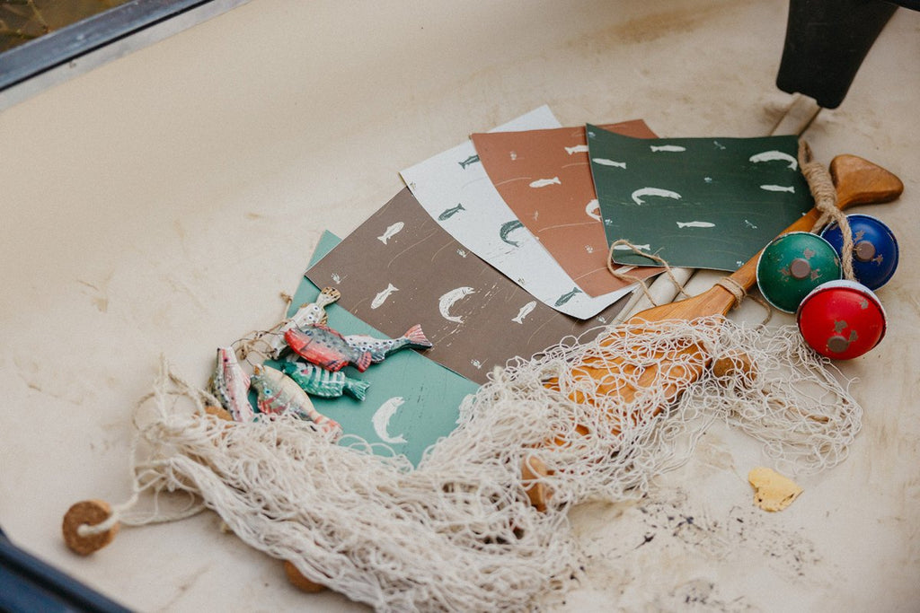 Trout Wallpaper by Cassandra Zaniboni - Liza Pruitt