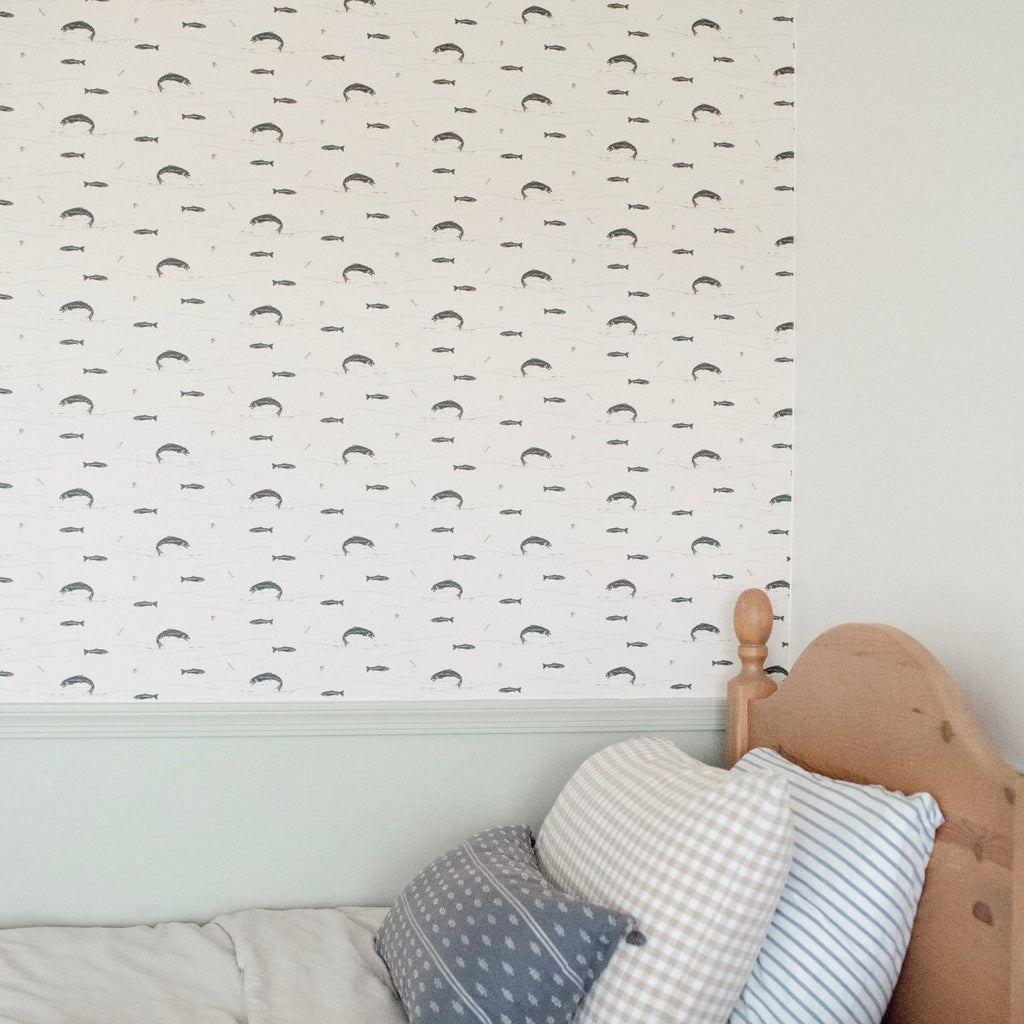 Trout Wallpaper by Cassandra Zaniboni - Liza Pruitt