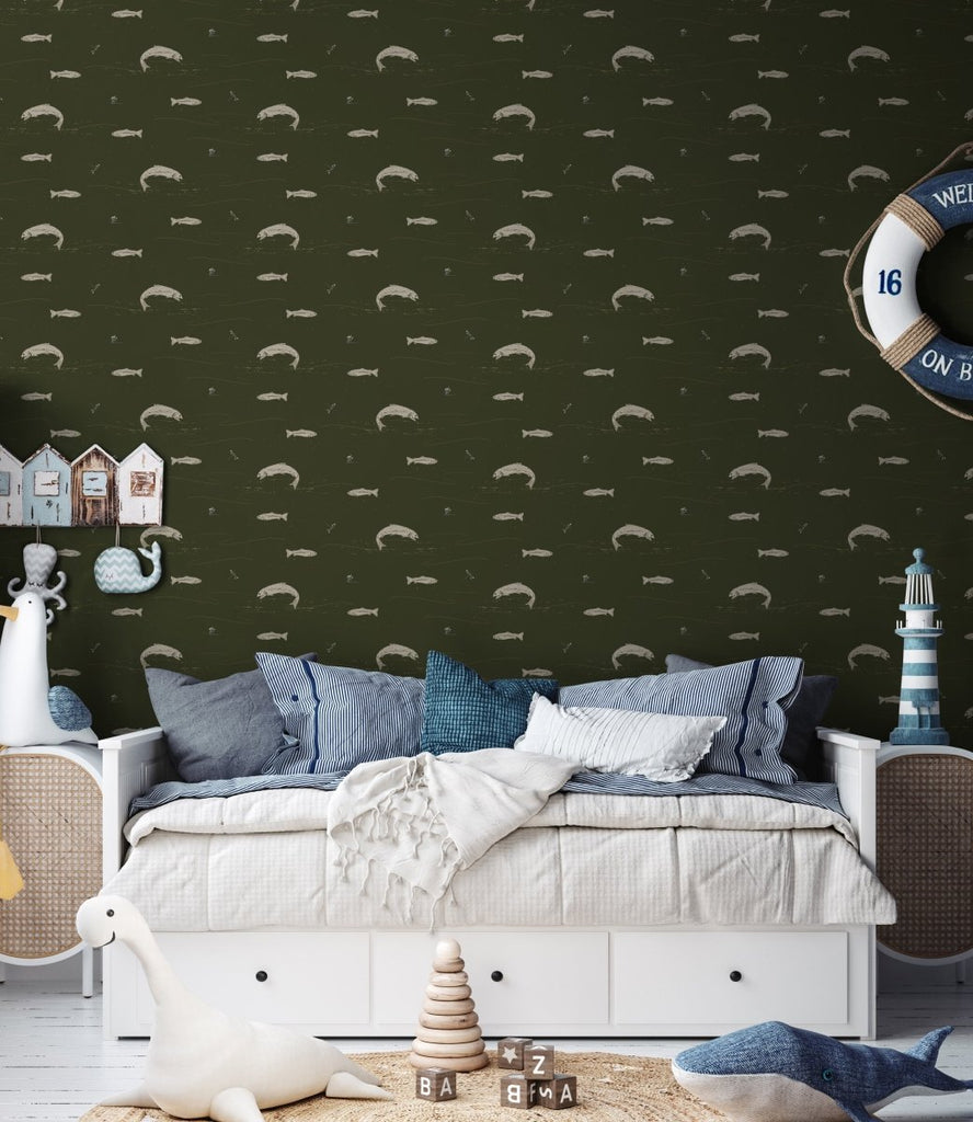 Trout Wallpaper by Cassandra Zaniboni - Liza Pruitt