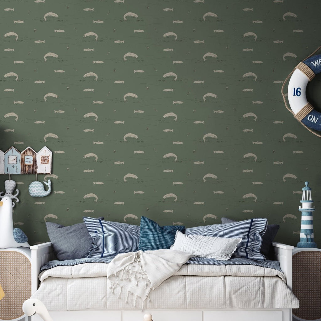 Trout Wallpaper by Cassandra Zaniboni - Liza Pruitt