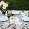Tuileries Tablecloth Blockprinted Trim - Liza Pruitt