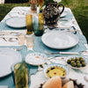 Tuileries Tablecloth Blockprinted Trim - Liza Pruitt