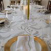 Tuileries Tablecloth Blockprinted Trim - Liza Pruitt