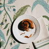 Tuileries Tablecloth Blockprinted Trim - Liza Pruitt